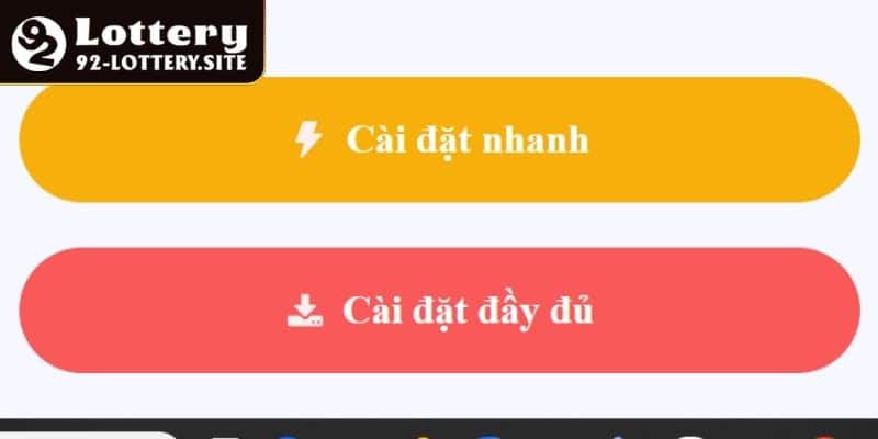 Hướng dẫn tải app 92lottery cho máy thuộc Android