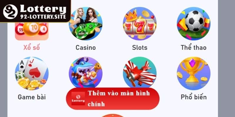 Tổng hợp các sản phẩm hút khách tại 92lottery