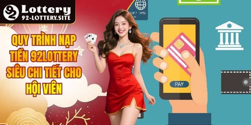 Quy Trình Nạp Tiền 92lottery Siêu Chi Tiết Cho Hội Viên